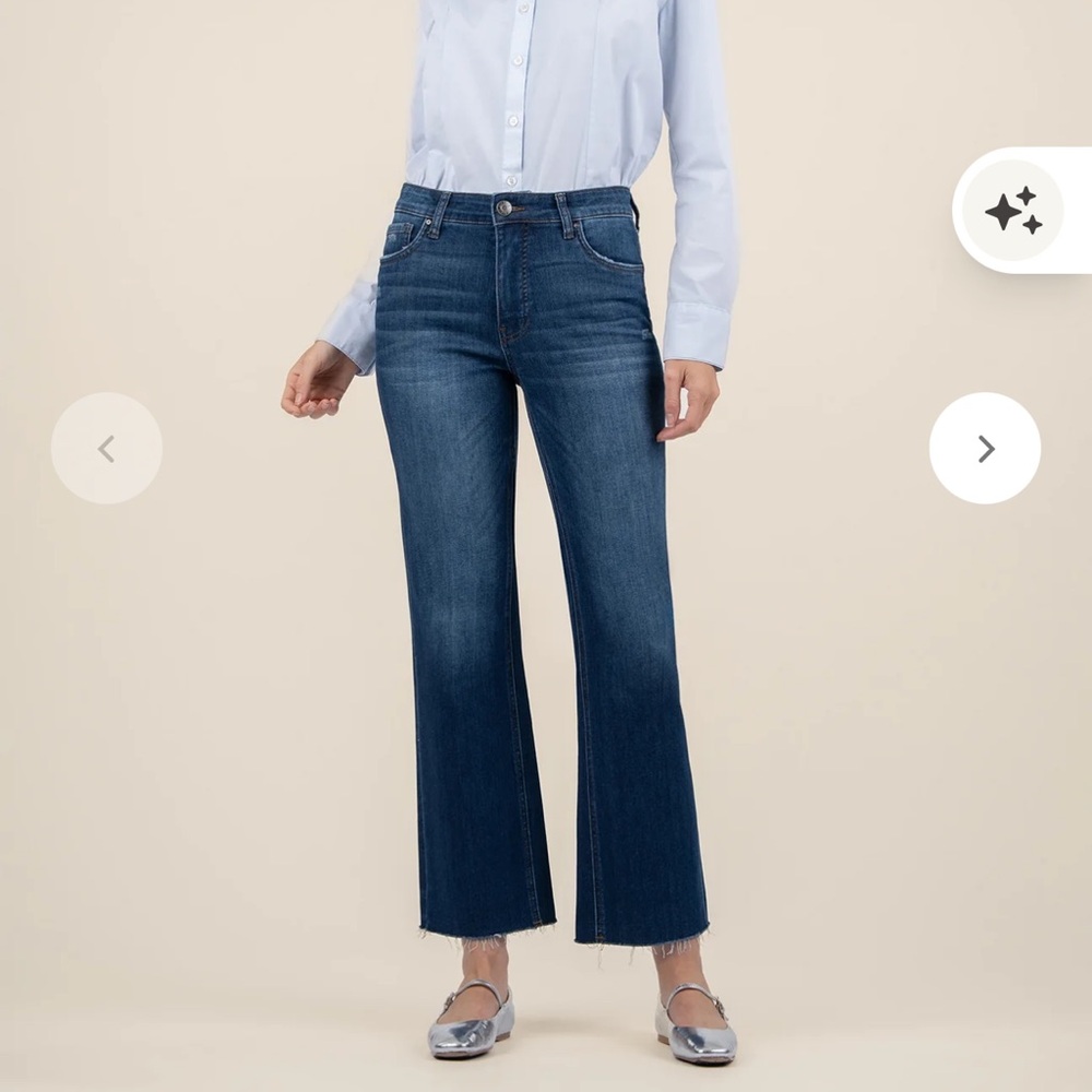 Kut from the Kloth Dark Blue Flare Jeans